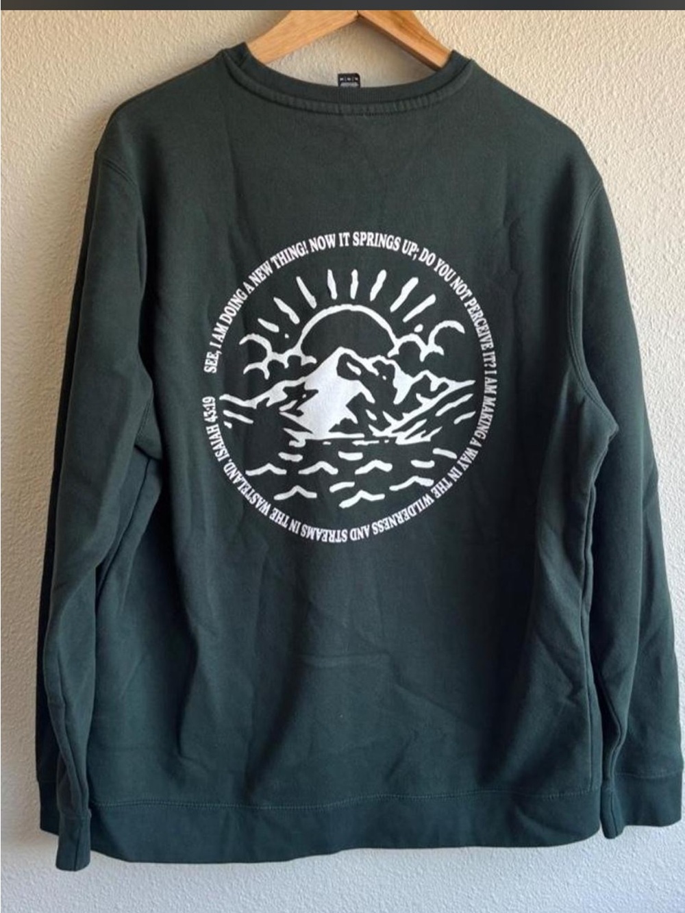 Forest Green Christian Crewneck Sweatshirt